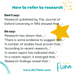 how to refer to research
