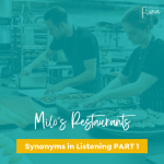 Synonyms in IELTS Listening Part 1