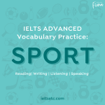 IELTS Vocabulary topic sport