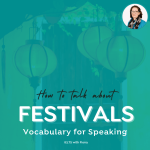 IELTS Vocabulary Festivals and Celebrations