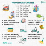 IELTS housework vocabulary