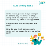 IELTS essay cashless society