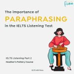 paraphrasing in IELTS Listening MCQs