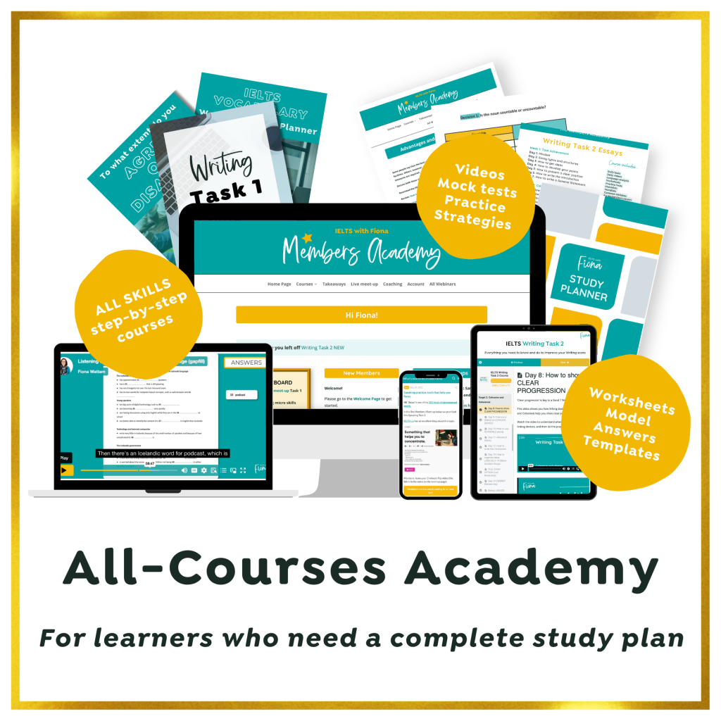 IELTS with Fiona Members Academy